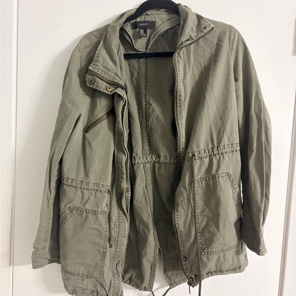 Forever 21 Green Jacket